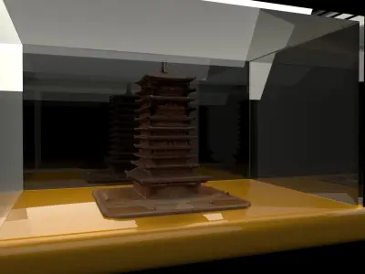 Chinese ancient  house  3D model order