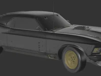 1969  Mach 1 3D model