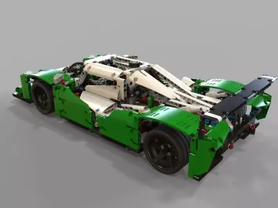 Lego race car 3D model