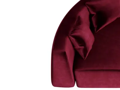 Sapphire Curved Sofa 3D model