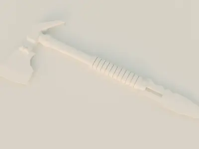 Zombie Weapon - Game-Ready Free Low-Poly 3D Model Low-poly 3D model