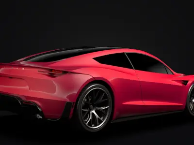 Tesla Roadster 2020 3D model