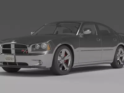 dodge charger 3D model by glennaguiar