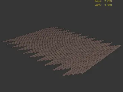 Wood Floor Oak Bolton Wildwood 3D model