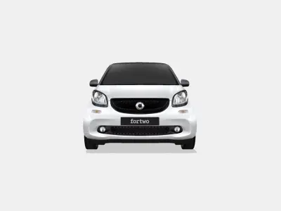 Smart fortwo Low-poly 3D model