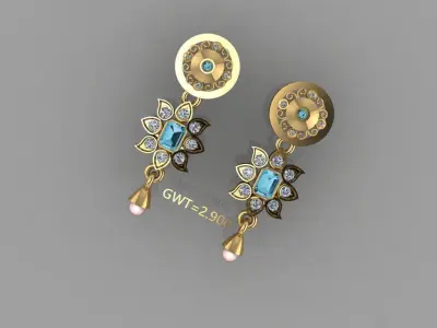 FASION EARING  3D model buy