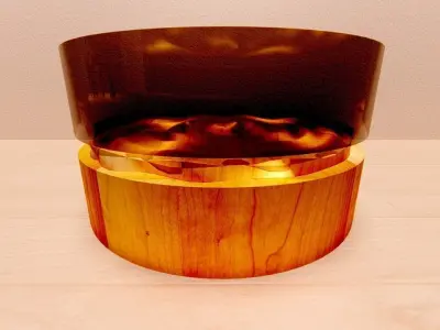 Round Table Flower Shape version 1 3D model