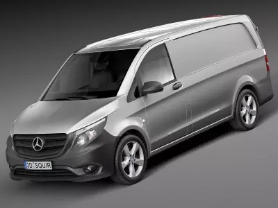 Mercedes-Benz Vito PanelVan 2015 3D model