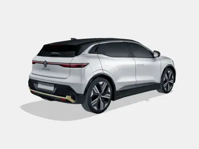 Renault Megane e-tech 2022 Low-poly 3D model