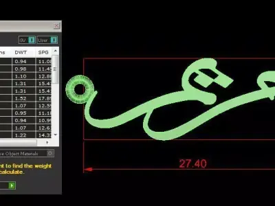 Maryam Arabic-Islamic Name Pendant 3D print model