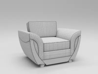Contemporary sofa  3D model