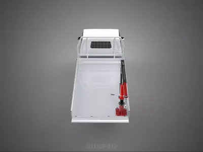 PICKUP TRUCK TAILGATE REAR GATE HYDRAULIC JACK LIFT HOIST CRANE 3D model