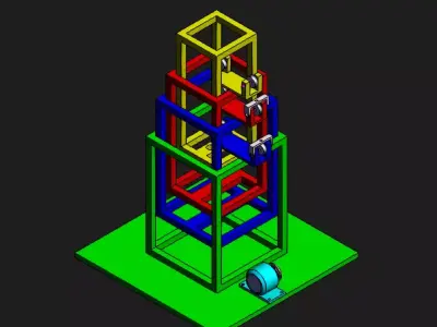 Tension Elevator 3D model