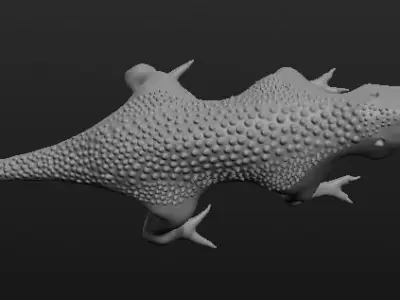 Crocanosa dinosaur 3D model