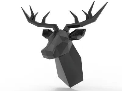 Deer Sculpture  3D model