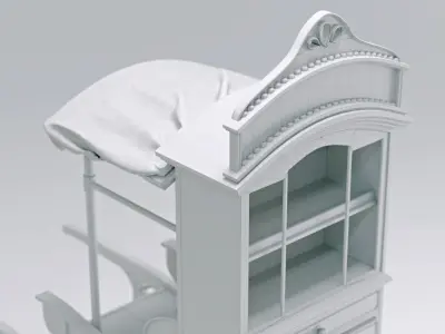 Fantasy Cart 3D model