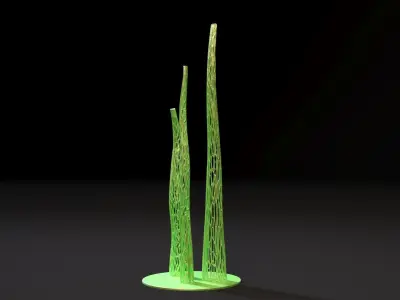 Decorative snake vase 3D print model