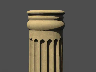 Doric column  Free 3D print model