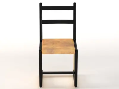 Cruz stylish Dining Chair 3D model