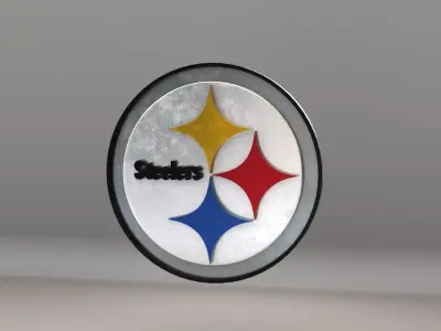 NFL Pittsburgh Steelers Logo 3D model