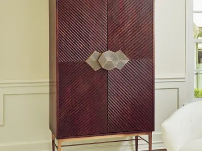 Galapagos Bar Cabinet 3D model