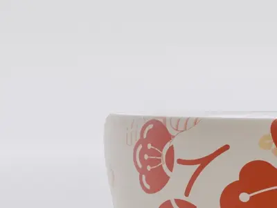 Chinese Bowl with Chopsticks 3D model