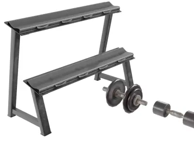 Dumbbell Rack Low-poly 3D model