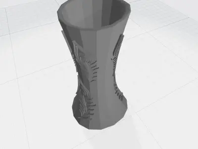 vase with ornaments 3D print model
