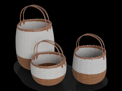 Home decorations Decorative baskets 3D model