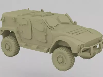 Hawkei military vehicle 3D print model