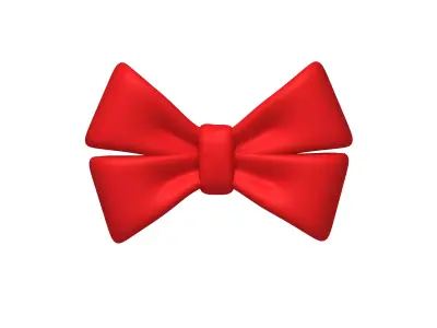 Bow tie 3D model