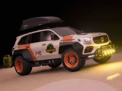 Mercedes GLS Overland Style 3D model
