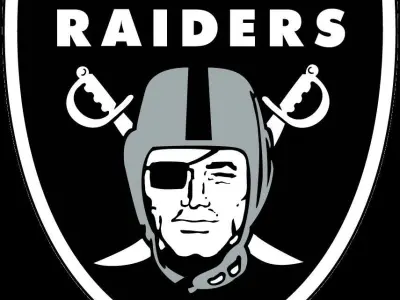 Las Vegas Raiders Football Helmet 3D model