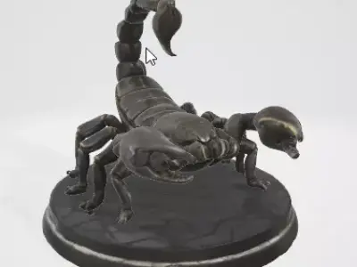 Decorative Scorpion 3D Asset 3D model