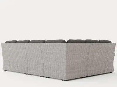 Ashfield sofa group table Low-poly 3D model