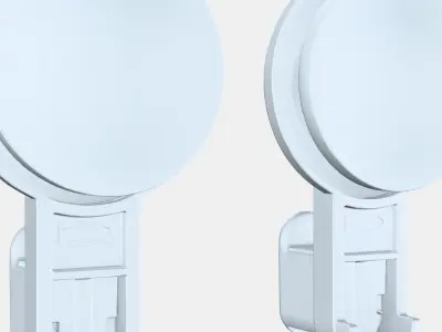 PRINTED Cuckoo and vacuum holder 1 Low-poly 3D model