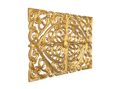 Classic decor ornament carved 57 3D model