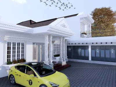 Luxury House Classic Design 3d  3D model