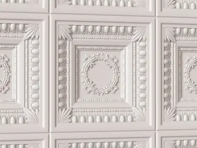 Decorative Ceiling Tile 3D model order