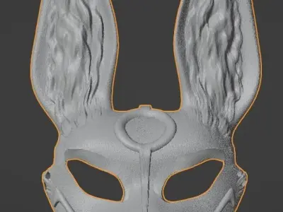 Rabbit Mask  3D print model
