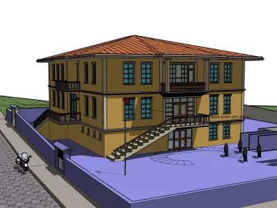 Old Turkish School 3D model