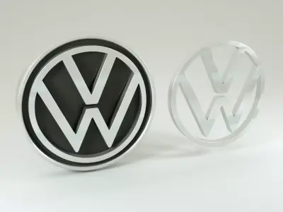 Volks logo 2021 3D model