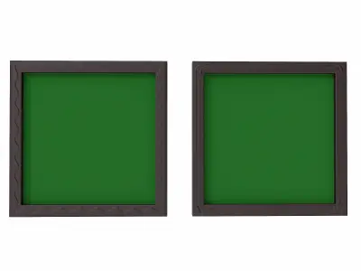 Abstract Painting frames 3d model Low-poly 3D model