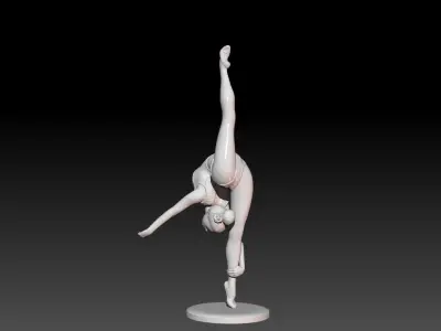 Gymnast-gymnastic Pose 3D print model