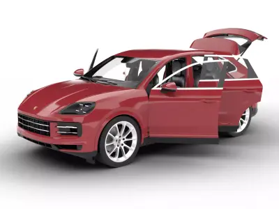 Porsche Cayenne 2025 HQ 3d model 3D model