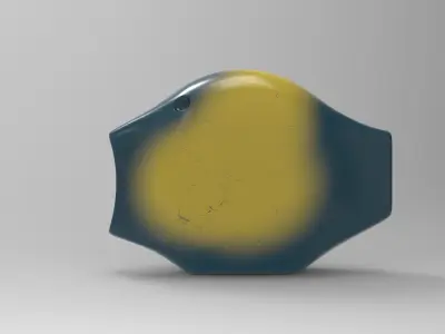 Fishy Decor Low-poly 3D model