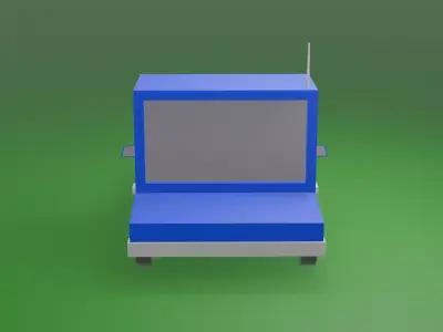 Low Poly Car Low-poly 3D model