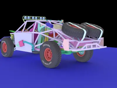 Trophy Truck 3D model