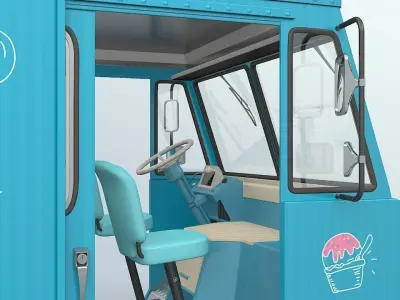 Ice Cream Truck 3D model