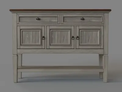 Pike And Main Accent Console 3D model